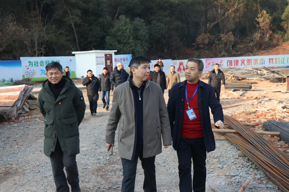 市委常委、市委宣傳部部長李瑞峰視察調研市職教中心新校區建設
